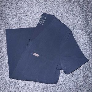Figs Scrub Top, NEW, Caterina, small, space navy